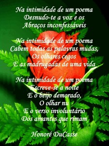 Na intimidade de um poema